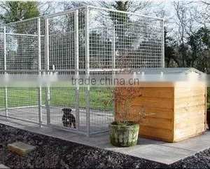 Galvanized Wire Dog Kennels /Tube Dog Crate/Pet Cages/Kennels thumbnail-1