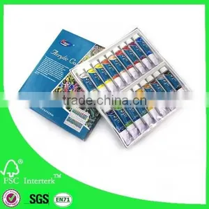 Wholesale Professional 18 Color Acrylic Paint Supplier thumbnail-1