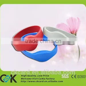 Red/Yellow/Blue/Green 125KHz LF Chip Silicone Wristband thumbnail-3