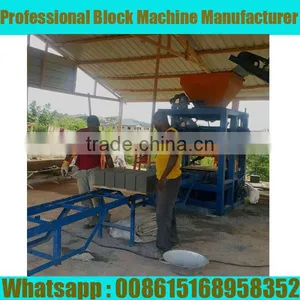 QT4-24 Concrete Block Making Machine Domestic Sold in China thumbnail-1