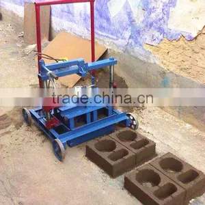 Neweek Environmental Unfired Brick Manual Cement Block Moulding Machine thumbnail-3
