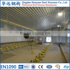 Low Cost Prefab Steel Chicken Shed Construction thumbnail-6