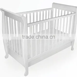 140x70cm Multifunctional Wooden Baby Cribs Convertible Crib thumbnail-2