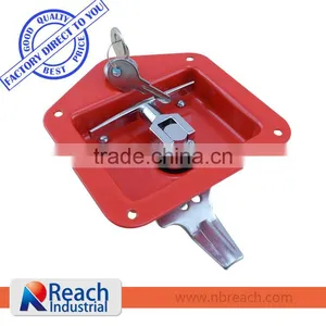 Stainless Steel Folding Tool Box T Handle Lock, Folding Drop T Locks thumbnail-1
