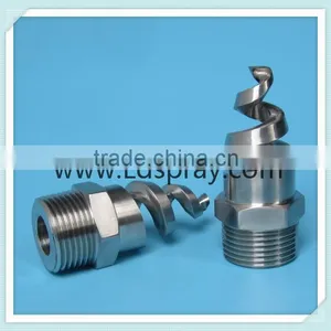 Stainless Steel Brass Anti-cloging Spiral Full Cone Spray Jet Water Nozzles thumbnail-3