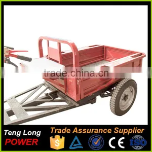 High Quality Gear Driven Agricultural Mini Power Tiller Trailer For Sale thumbnail-3