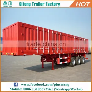 13 Meters Top-closed Type Box Van Truck Trailers Dry Cargo Transportation Box Trailer thumbnail-5