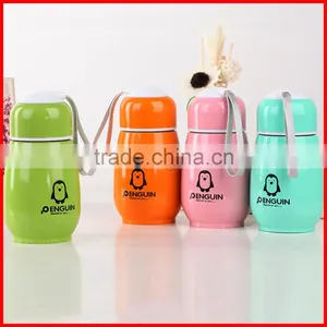 300ml Novelty Gifts Penguin Water Bottle Fashion Stainless Steel Vacuum Flask Kids Students Portable Water Bottle thumbnail-1