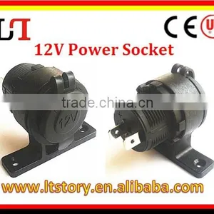 DC 12V Female Power Socket With Voltmeter For Motorcycles ATV Snowmobile UTV thumbnail-1