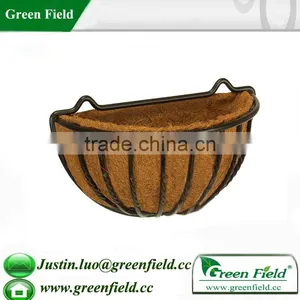 Wall Basket Planter With Natural Coco Liner thumbnail-1