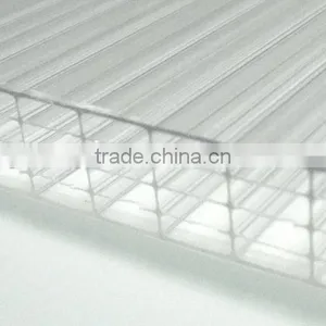 Plastic Hollow Roof Sheets,Polycarbonate Multi-wall Sheet,Transparent Roofing Panel thumbnail-1
