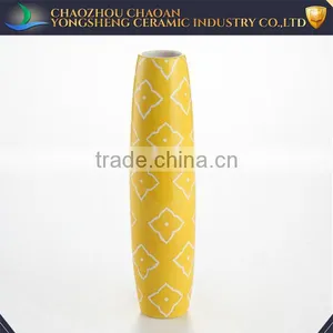 2014 Orange Round Ceramic Decorative Modern Vases thumbnail-1