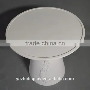 Modern Fashion Round Fiberglass Flower Coffee Table thumbnail-3