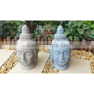 Fiberglass Buddha Head Buddha Statue for Decor thumbnail-4
