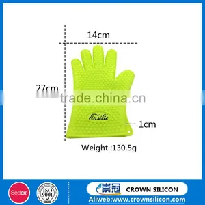 Bbq Tool Set of Heat Resistant Dishwashing Cooking Oven Silicone Bbq Gloves thumbnail-3