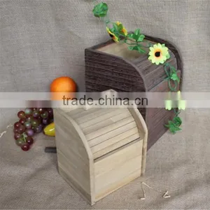 Factory Price Vintage Solid Wooden Remote Storage Box With Sliding Cover thumbnail-4