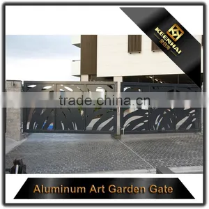 Garden Decoration Podwer Coated Laser Cut Aluminum Modern Garden Gates thumbnail-2
