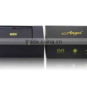 2016 New Powerful Andriod Combo DVB-S2+T2+Cable V8 Angel Satellite Receiver Built In Bluetooth and WiFi Support IPTV & VOD STB thumbnail-6