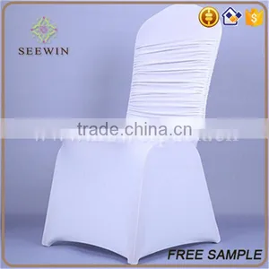 Normal Pattern Ruffled Cheap Spandex Chair Cover thumbnail-1