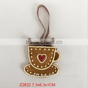 Custom Resin Gingerbread Decorative Christmas Ornament thumbnail-2