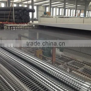 Low Price Black Biaxial Warp-knitted Geogrid for Road Construction thumbnail-2