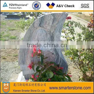Moon Shaped Tombstone Gravestone Granite Monument Natural Granite thumbnail-1