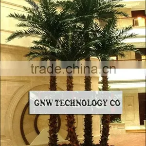 APM030 GNW 18ft High Artificial Outdoor Palm Trees Sale Artificial Green Plant for Park Landscaping Decoration thumbnail-3