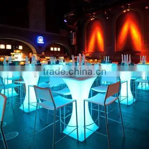 L Shaped LED Table, Illuminated Led Table With Color Changing thumbnail-4