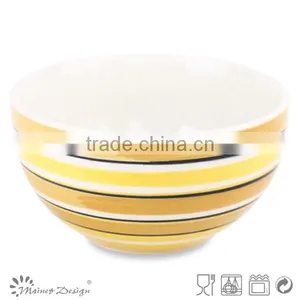 Colorful Stoneware Rice Serving Bowl thumbnail-3
