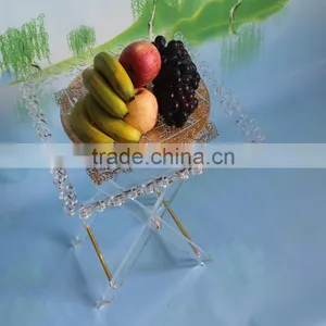 OEM Customized Clear Acrylic Folding Table Wholesale thumbnail-4
