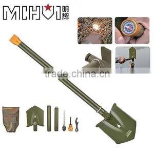Multi Purpose Survival Shovel Multifunction Folding Outdoor Shovel thumbnail-3