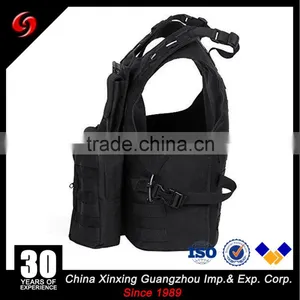 600D Ruggedized Oxford Space Mesh Velclor Men Outdoor Adjustable Size Security Molle Army Tactical Vest thumbnail-2