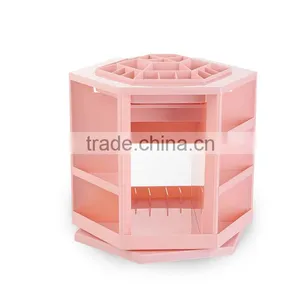 High Quality ABS Big Rotatable Cosmetics Display Shelf Wholesale thumbnail-5