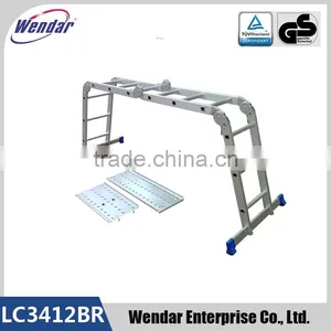 Aluminium Multi-purpose Ladder 4x3 EN131, TUV GS Certificate thumbnail-1
