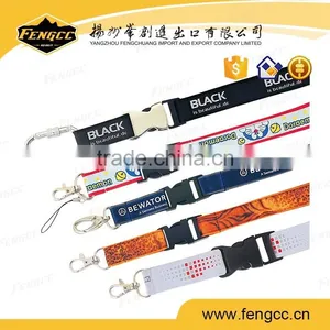 Cheap Custom Heat Transfer Printed Sublimation Polyester Lanyard thumbnail-1