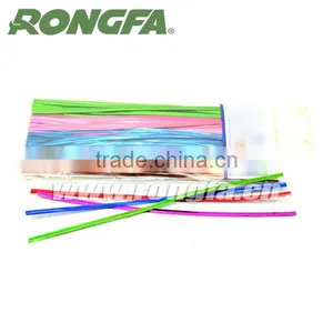 Shiny Color Red Gold Blue PET Twist Tie Bag Packing Twist Tie thumbnail-6