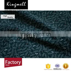 Factory Direct Customized Garment Printed Blue Cotton Poplin Fabric thumbnail-1