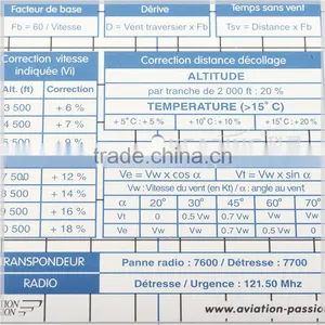 Kearing Brand Manufacture Transparent Flight Square Ruler/student Pilot Transparent Flight Square Ruler for Pilot Training#KPP-8 thumbnail-3