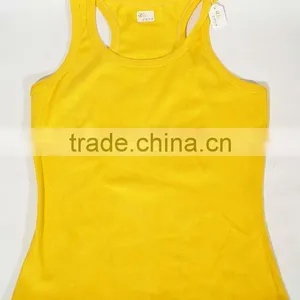 Basic Ladies' Single Jersey Cotton Tank Tops thumbnail-1