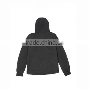 Latest New Design High Quality Casual Black Front Zipper Men Winter Jacket thumbnail-2