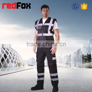 Fashion Reflective Safety 100% Polyester Cargo Pants thumbnail-1