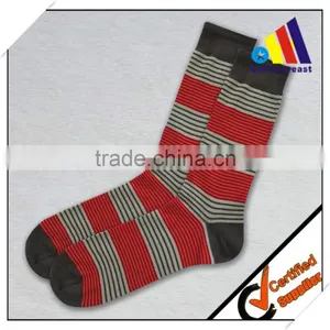 2016 SS Customized Classice England Style Mix Color Thin Striped Cotton Man Socks thumbnail-1