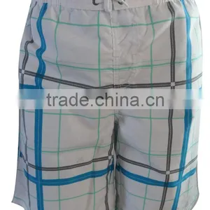 Men's Plaid Boardshorts With Stretched thumbnail-2