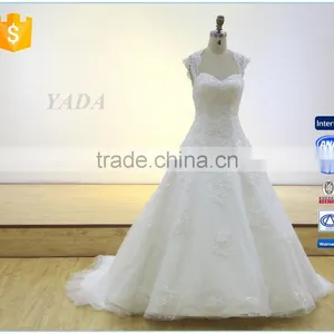 Backless Embroidery Lace Sweetheart Wedding Dress Bridal thumbnail-1