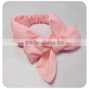 2017 New Fashion Cotton Knot Messy Bow Baby Girls Headband thumbnail-3