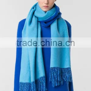 Latest Tassel Pure Mongolian Cashmere Scarf 100% Cashmere Scarf For Women thumbnail-2