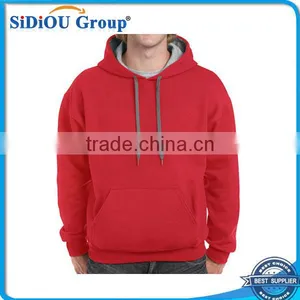 Mens Fleece Hoodie With Kangaroo Pocket thumbnail-1
