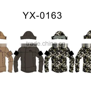 OEM Wholesale Men's Softshell Jacket New Design Hunting Jacket thumbnail-5