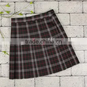 China Supplier Kids School Uniforms Nice School Uniform Patterns Pleated School Skirts thumbnail-2