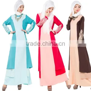 Walson Latest Design Muslim Dress Girl Names Muslim Elegant Party Dress thumbnail-1